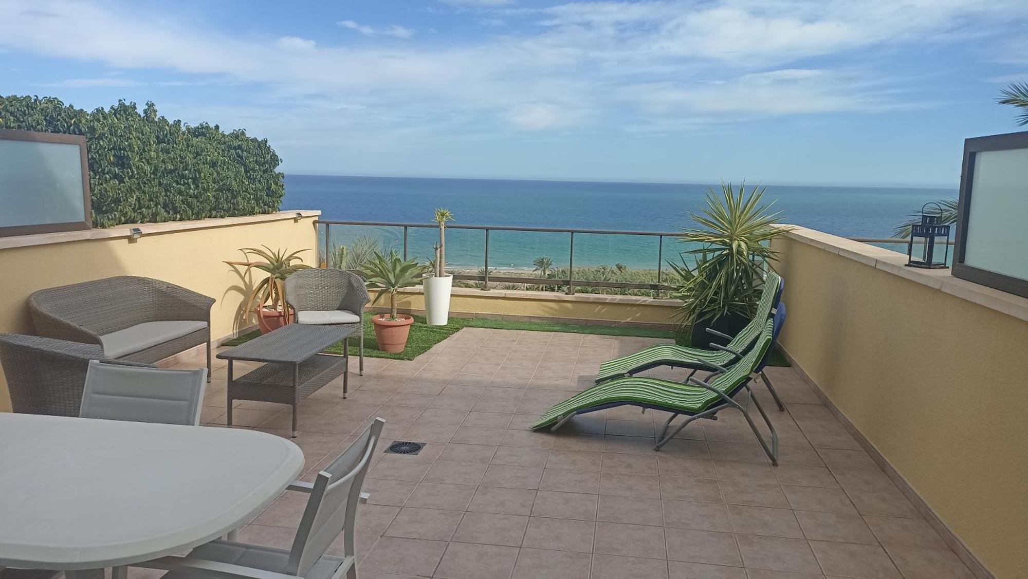 Bungalow En Primera Linea Del Mar Arenales del Sol Eksteriør billede